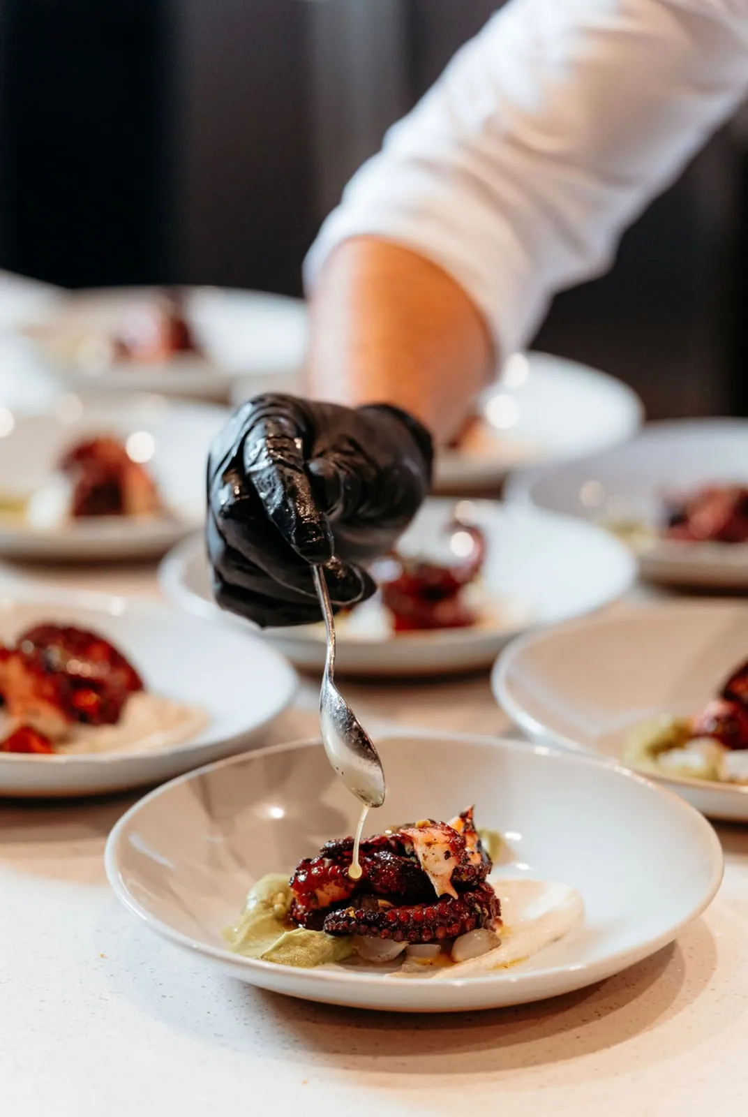Chef Paul preparing a private dining experience in Guanacaste