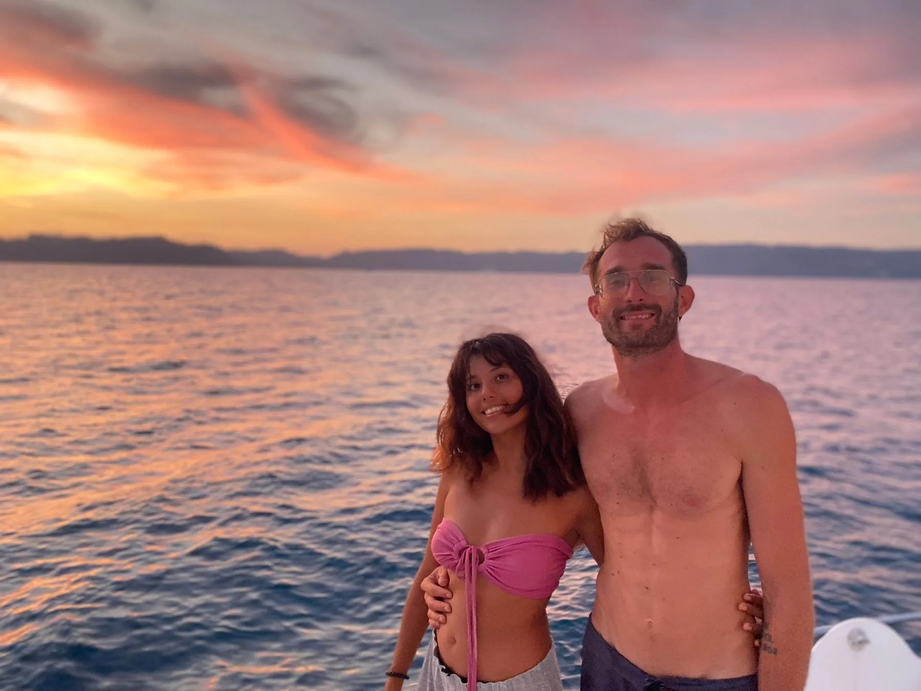 A moment from our sailing journey